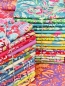 Preview: Tilda Patchwork Baumwolle - Bloomsville Rot - Halbe Meter Zuschnitte - 8 Meter